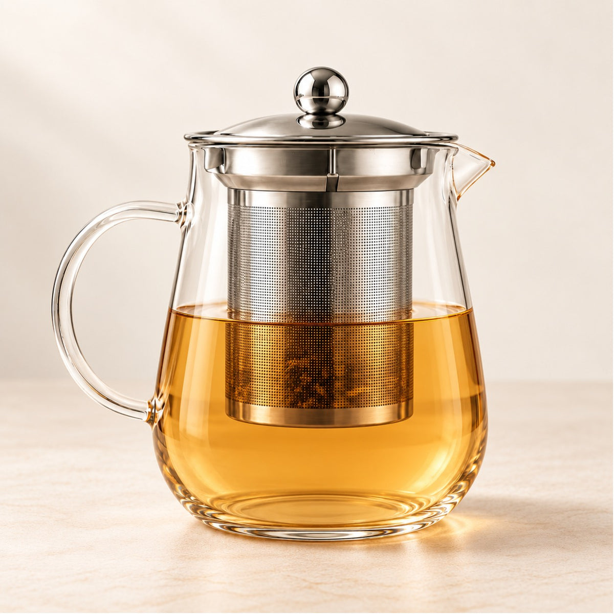 Chaleira de Vidro com Infusor