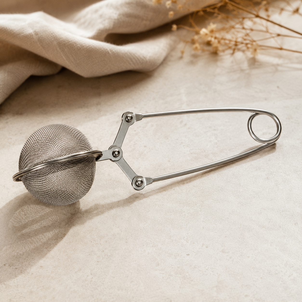 Infusor Pinça em Aço Inox Mel Chá