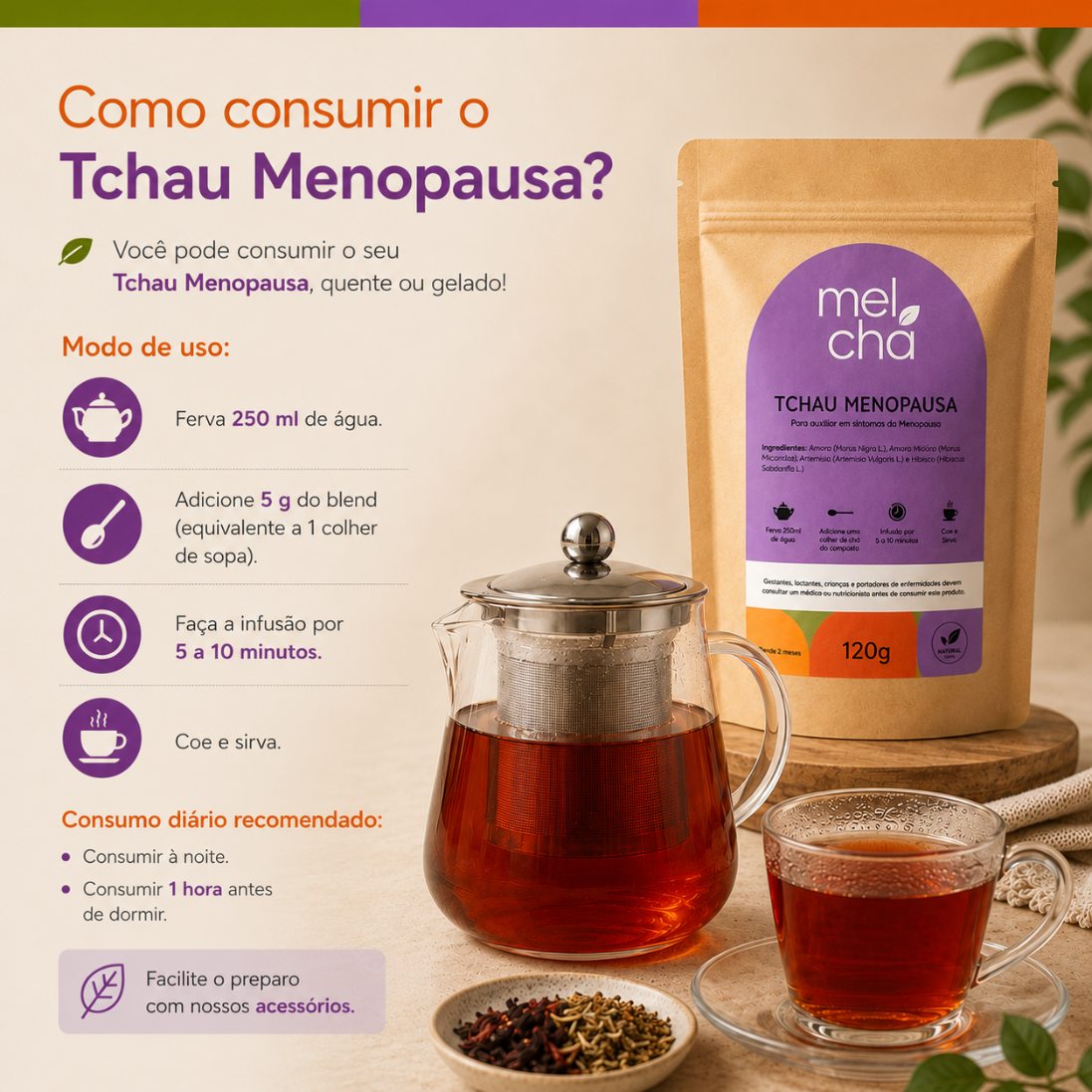 Combo Tchau Menopausa + Tchau Estresse – Equilíbrio Completo na Menopausa