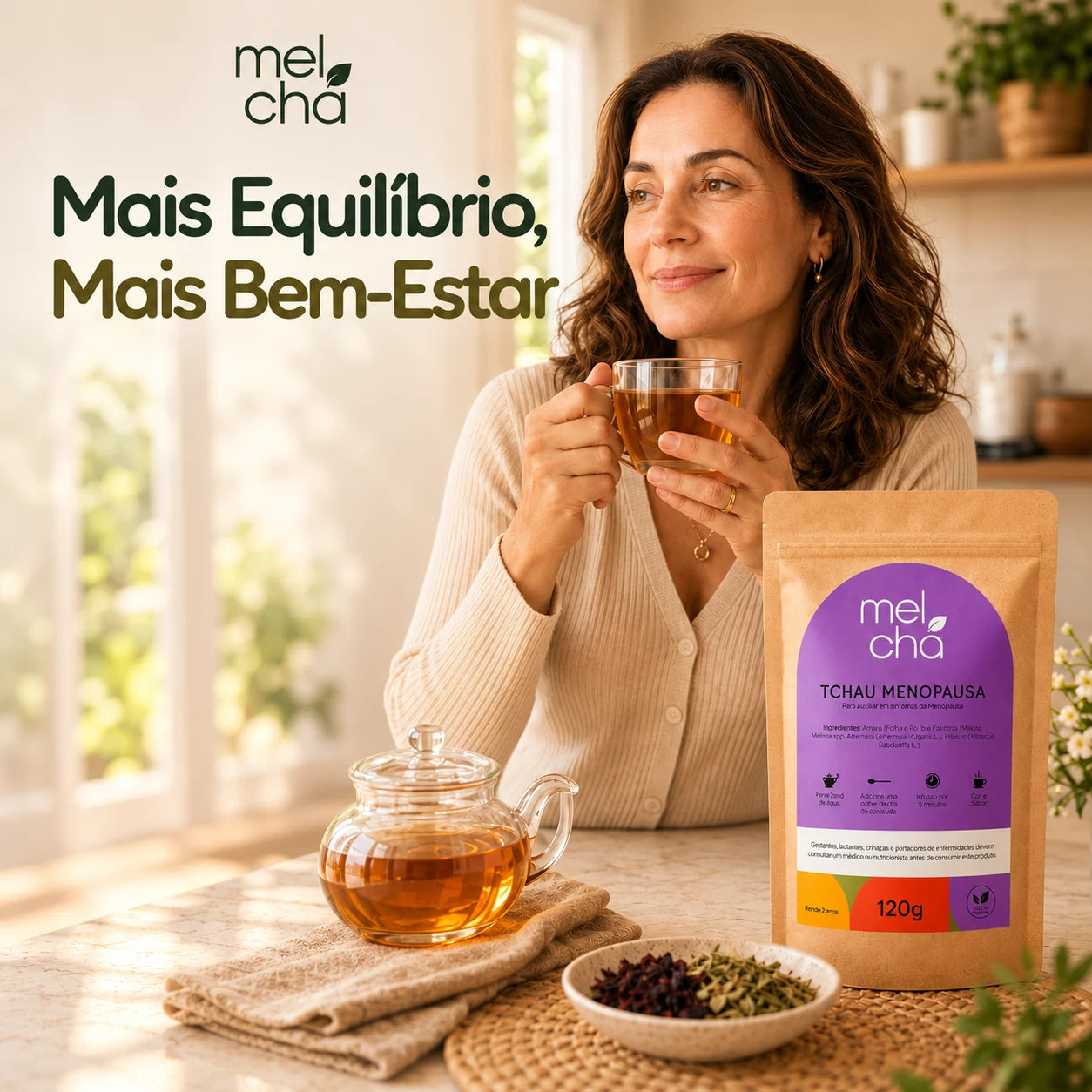 Tchau Menopausa. Mais Equilíbrio, Mais Bem-Estar