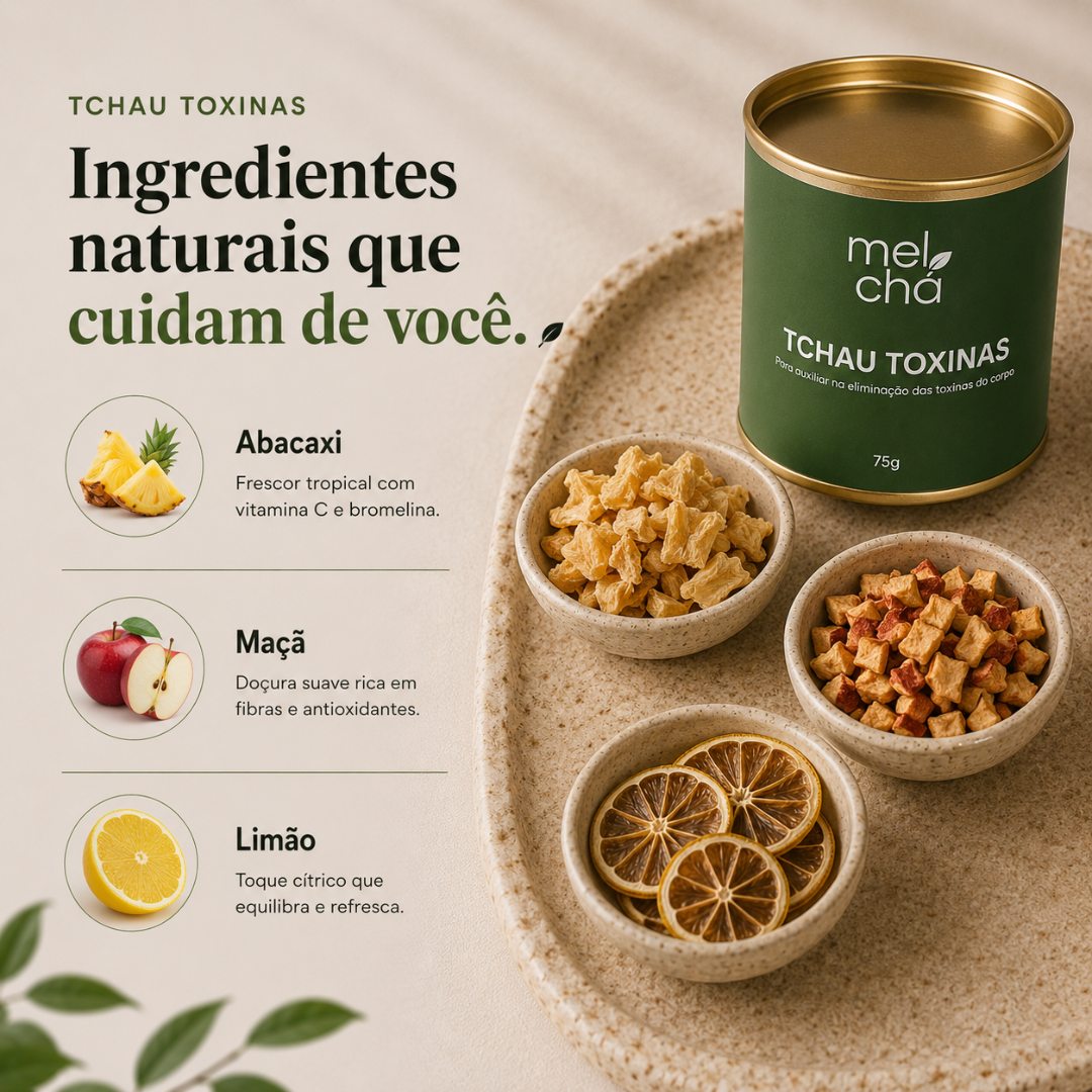 Combo Essencial Mel Chá – 6 Chás Premium para Todos os Momentos