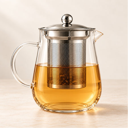Chaleira de Vidro com Infusor