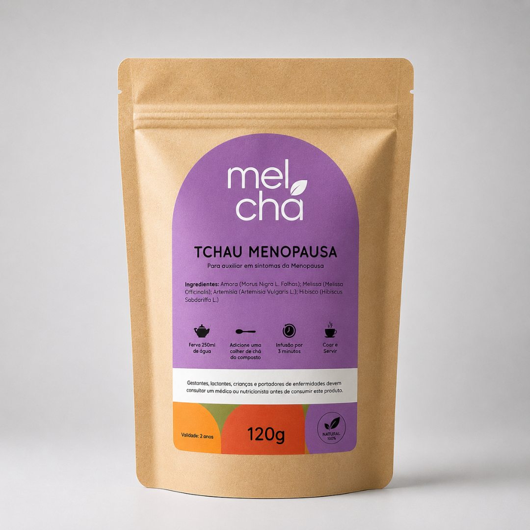 Chá Tchau Menopausa – Cuidado Natural para o Equilíbrio Feminino