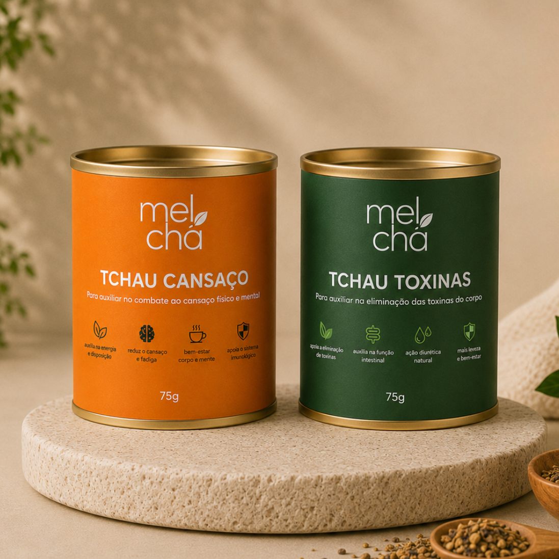 Combo Tchau Cansaço + Tchau Toxinas – Energia e Leveza em Blends Frutados