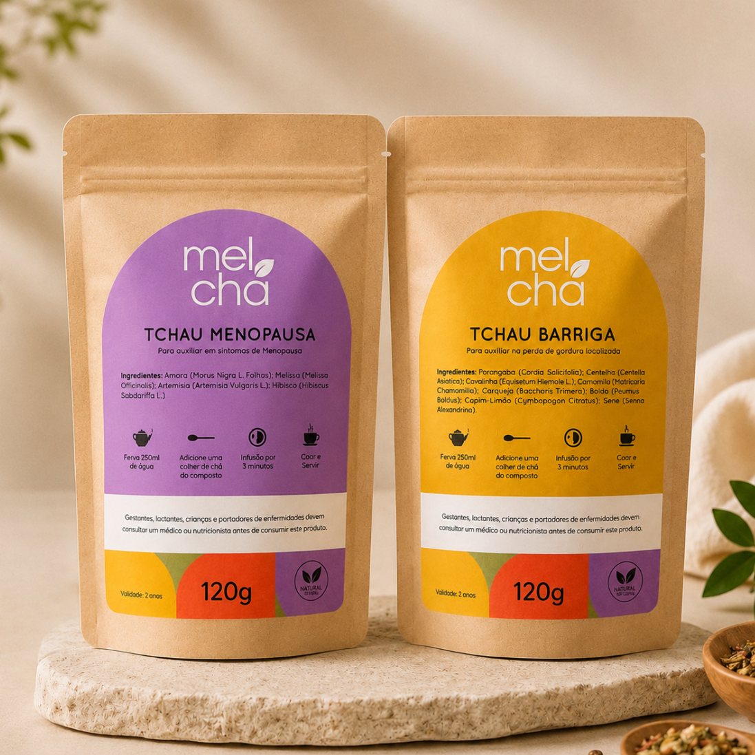 Combo Tchau Menopausa + Tchau Barriga – Mais Equilíbrio, Leveza e Bem-Estar Todos os Dias