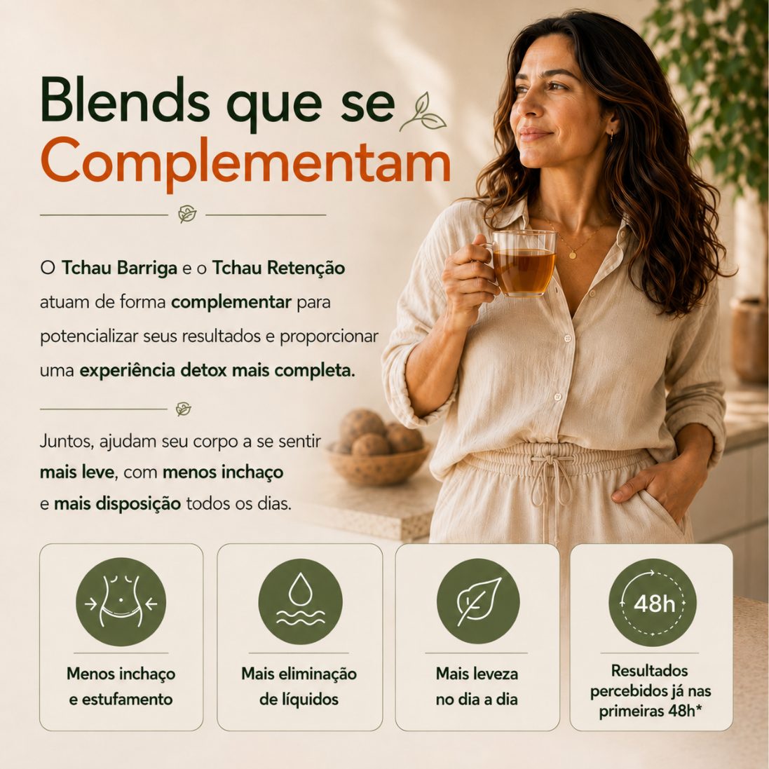 Combo Detox (Tchau Barriga + Tchau Retenção) – Menos Inchaço e Excessos, Mais Leveza e Bem-Estar