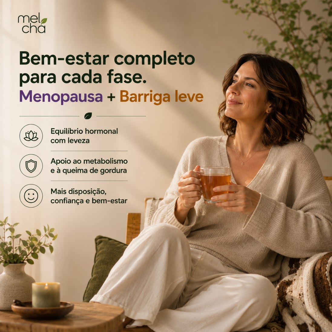 Combo Tchau Menopausa + Tchau Barriga – Mais Equilíbrio, Leveza e Bem-Estar Todos os Dias
