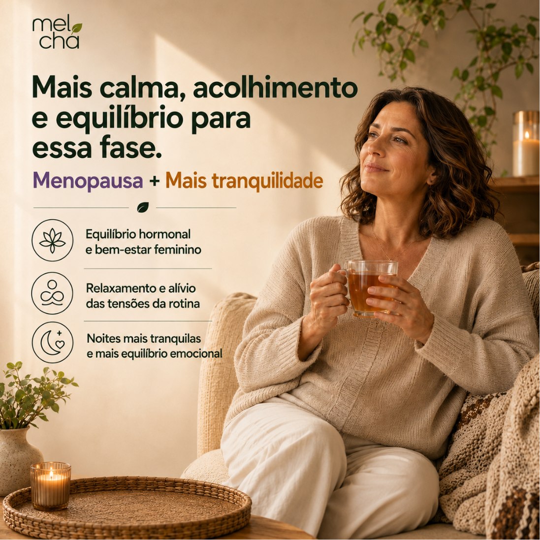 Combo Tchau Menopausa + Tchau Estresse – Equilíbrio Completo na Menopausa