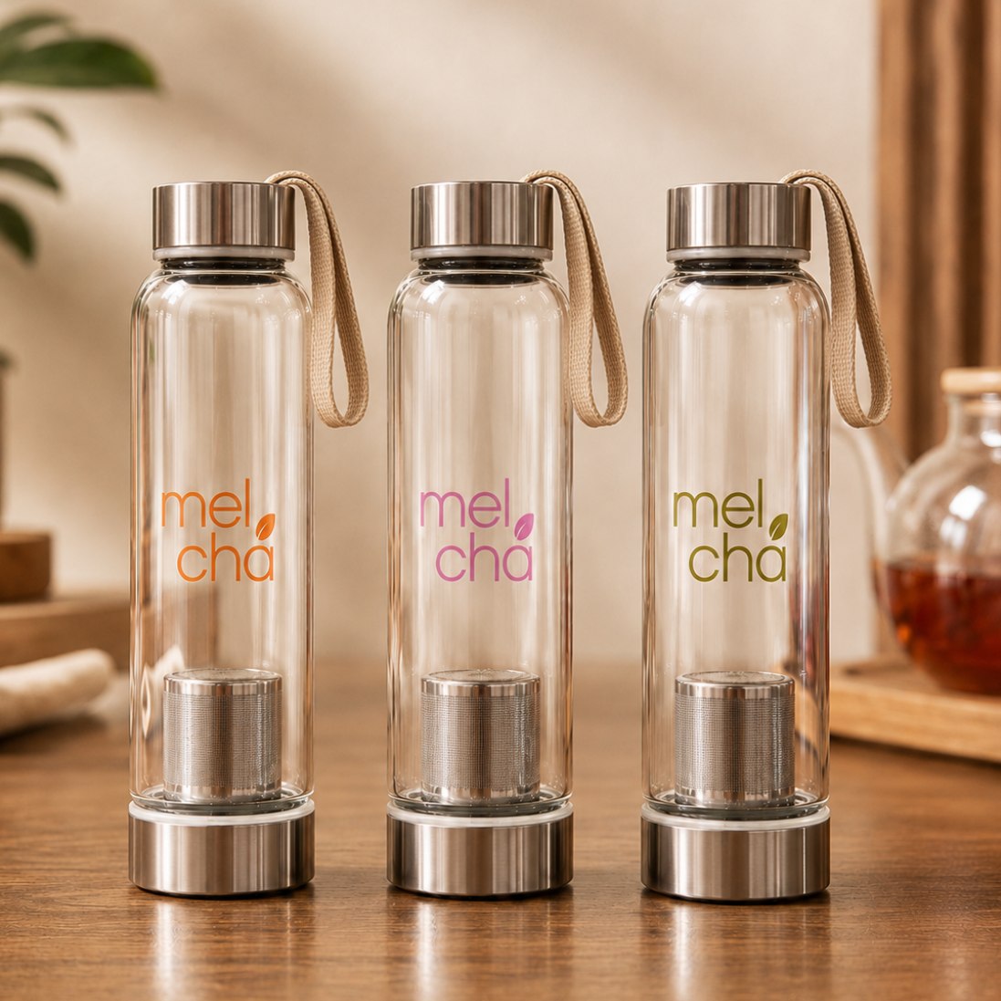 Kit Tchau Cansaço + Garrafa Infusora - Mais Energia, Disposição e Sabor