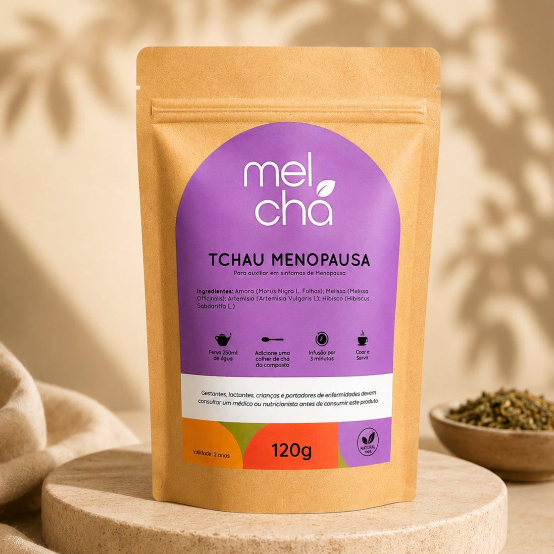 Chá Tchau Menopausa – Cuidado Natural para o Equilíbrio Feminino