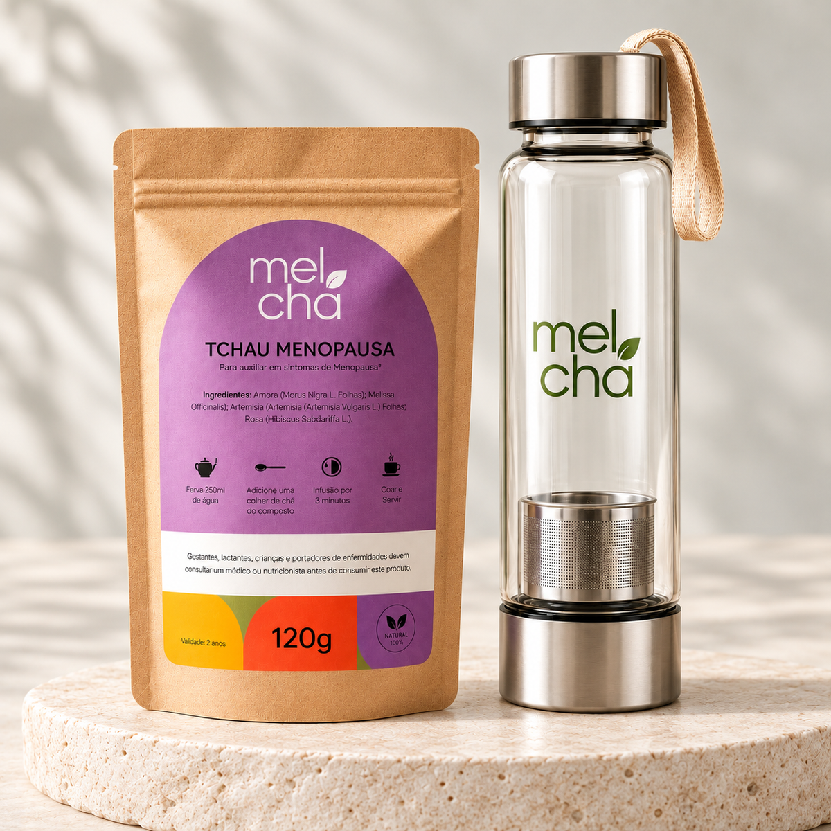 Kit Tchau Menopausa Mel Chá