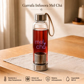 Kit Tchau Menopausa + Garrafa Infusora de Vidro Mel Chá - Cuidado Natural para o Equilíbrio Feminino